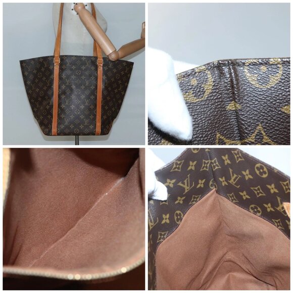 LOUIS VUITTON Monogram Sac Shopping Tote Bag - Picture 16 of 16